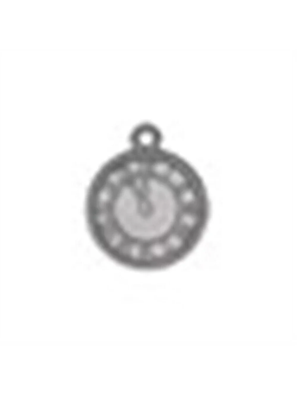 10 Gunmetal Black Pewter 18mm Roman Numeral Clock Face Charms Pendants Bulk Lot